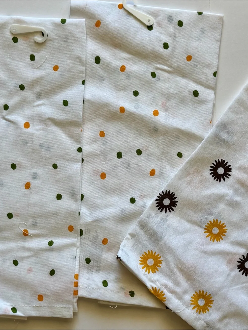 Sunflower Kitchen Tea Towels - Yellow & Green